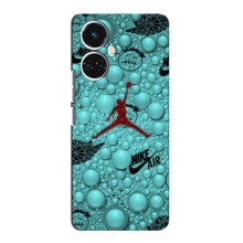 Силиконовый Чехол Nike Air Jordan на Техно Камон 19 /  Камон 19 про (Джордан Найк)