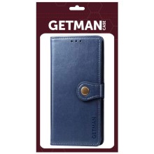 Кожаный чехол книжка GETMAN Gallant (PU) для TECNO Camon 19 Neo – Синий