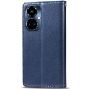 Кожаный чехол-книжка GETMAN Gallant (PU) для TECNO Camon 19 Neo – Синий