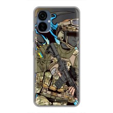 Чехлы с картинкой ЗСУ для TECNO Camon 19 Neo (AlphaPrint) (Воїн ЗСУ)