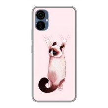 Чохол на ТЕКНО Камон 19 Нео з Котиками (VPrint) (Котик падає)