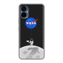 Силіконовый бампер з принтом "Наса" на TECNO Camon 19 Neo (Космонавт NASA)