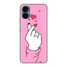 Чохол з принтом для TECNO Camon 19 Neo (AlphaPrint - Знак сердечка)