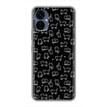 Чохол з принтом для TECNO Camon 19 Neo (AlphaPrint) Модні коти (Маленькі котики)