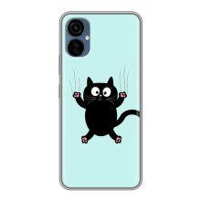 Чохол з принтом для TECNO Camon 19 Neo (AlphaPrint) Модні коти (Падаючий кіт)