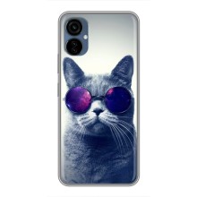 Чохол з принтом для TECNO Camon 19 Neo (AlphaPrint) Модні коти (Стильний кіт)