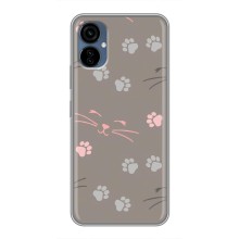 Чохол з малюнком кіт на TECNO Camon 19 Neo (Лапи і вуса)