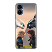 Чехол как приручить дракона на TECNO Camon 19 Neo – Гикавка и Астрид