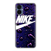 Чехол с логотипом Найк на TECNO Camon 19 Neo – Найк на фиолетовом
