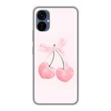 Чохол з розовим принтом для TECNO Camon 19 Neo (Рожеві вишні)
