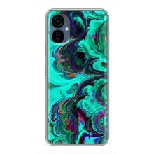 Чехлы с тематикой "Мрамор" на Техно Камон  19 нео – Салатный мрамор