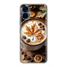 Чехол с уникальным дизайном «Осень с кофе» для TECNO Camon 19 Neo – Пряный кофе