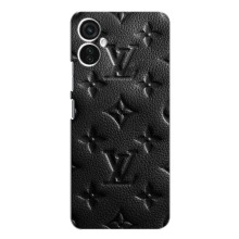 Текстурный Чехол Louis Vuitton для Техно Камон  19 нео (Черный ЛВ)