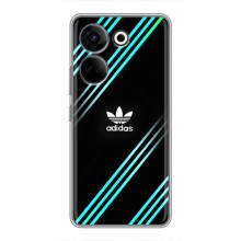 Чехлы Адидас для Tecno Camon 20 Pro (AlphaPrint) (Адидас с полосами)