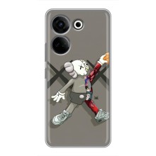 Чехлы для Tecno Camon 20 Pro - Bearbrick Louis Vuitton (PREMIUMPrint) (Беарбрик Джордан)