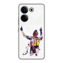 Чехлы Месси для Tecno Camon 20 Pro (AlphaPrint) (Messi Barca)