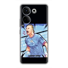 Чехлы с футболистом Ерлинг Холанд для Tecno Camon 20 Pro (AlphaPrint) (гол Эрлинг Холланд)