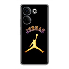 Чехлы для Tecno Camon 20 Pro - с картинкой JORDAN (AlphaPrint) (Jordan Gold)