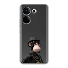 Чехлы с Обезьянами NFT для Tecno Camon 20 Pro (AlphaPrint) (Обезьяна NFT)