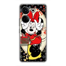 Чехол Disney Mouse Tecno Camon 20 Pro (PREMIUMPrint) (Минни peace)