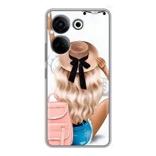 Чехол с печатью для Tecno Camon 20 Pro - (Мода) (AlphaPrint) (Путешествие)