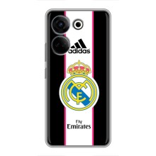 Чехол для Tecno Camon 20 Pro с принтом (Лого Real Madrid)