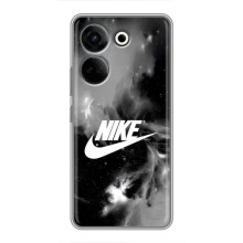 Чехол для Tecno Camon 20 Pro - с принтом Найк (AlphaPrint) (Лого Найк)