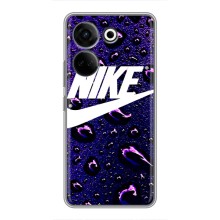 Чехол для Tecno Camon 20 Pro - с принтом Найк (AlphaPrint) (Найк принт)