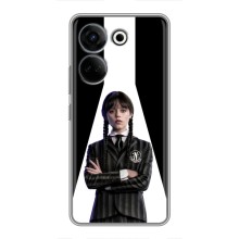 Чехлы Венсдей на Tecno Camon 20 Pro Уэнсдей (AlphaPrint) (W-Wednesday)