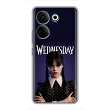 Чехлы Венсдей на Tecno Camon 20 Pro Уэнсдей (AlphaPrint) (Wednesday)