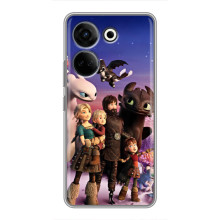 Чехол дракон Беззубик для Tecno Camon 20 Pro – Герои дракона