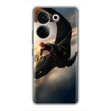 Чехол дракон Беззубик для Tecno Camon 20 Pro – Полет Беззубика