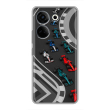 Чехол Формула1 на Tecno Camon 20 Pro – Трасса Ф1