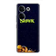Чехол с мультфильмом Шрек на Tecno Camon 20 Pro – Шрек лого