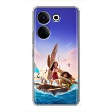Чехол с мультфильмом Моана Tecno Camon 20 Pro – Моана и Мауи