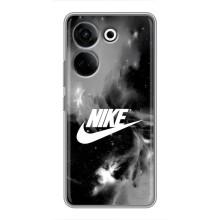Чехол с логотипом Найк на Tecno Camon 20 Pro – Найк дымчатый