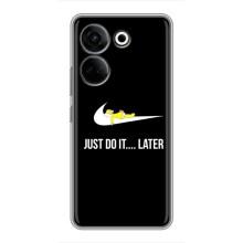 Чехол с логотипом Найк на Tecno Camon 20 Pro – Nike just do it