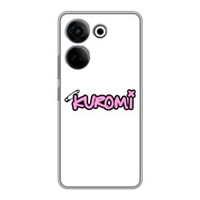 Чохол з персонажем Куромі на Tecno Camon 20 Pro – Лого Куромі