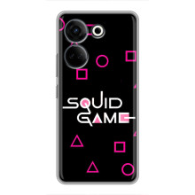 Чехол Гра в кальмара для Tecno Camon 20 Pro – Логотип игры кальмара