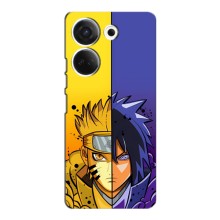 Купить Чехлы на телефон с принтом Anime для Техно Камон 20 про – Naruto Vs Sasuke