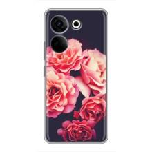 Чехлы с тематикой "ЦВЕТЫ" на Tecno Camon 20 Pro (Бутоны)