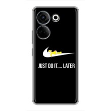 Силиконовый Чехол на Tecno Camon 20 Pro с картинкой Nike (Later)