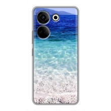 Силиконовый чехол с КАРТИНКАМИ лето для Tecno Camon 20 Pro (AlphaPrint) (Море)