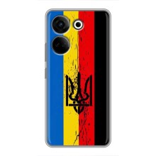 Украинские Чехлы для Tecno Camon 20 Pro с картинкой УПА (AlphaPrint) (Флаг УПА)