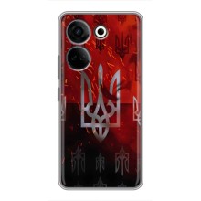 Украинские Чехлы для Tecno Camon 20 Pro с картинкой УПА (AlphaPrint) (ГЕРБ УПА)