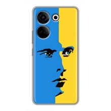 Украинские Чехлы для Tecno Camon 20 Pro с картинкой УПА (AlphaPrint) (Степан Бандера)