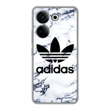 Чохли Адидас для Tecno Camon 20 (AlphaPrint) (Адідас на мраморі)