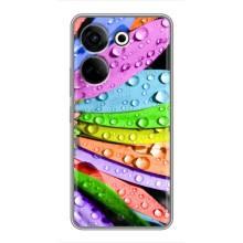 Чехлы (ART) Цветы на Tecno Camon 20 (VPrint) (Семицветик)