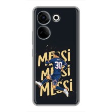 Чехлы для Tecno Camon 20 (Leo чемпион) (AlphaPrint) (Messi ПСЖ)