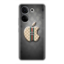 Чехлы ГУЧЧИ для ТЕХНО Камон 20 (AlphaPrint) – Apple gucci